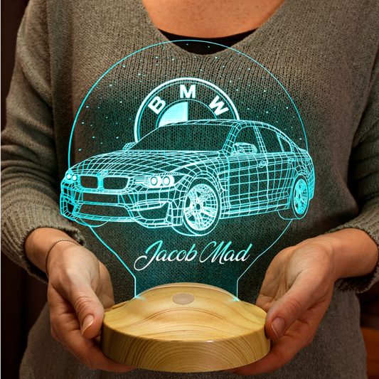 Auto Geschenkartikel Led Lampe mit Gravur