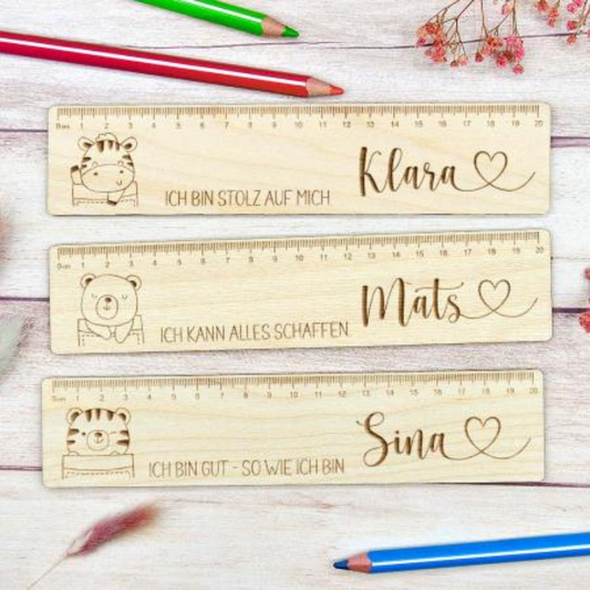 Personalisiertes Lineal
