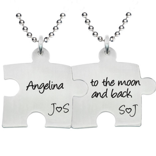 Personalisierte Puzzle-Partnerketten