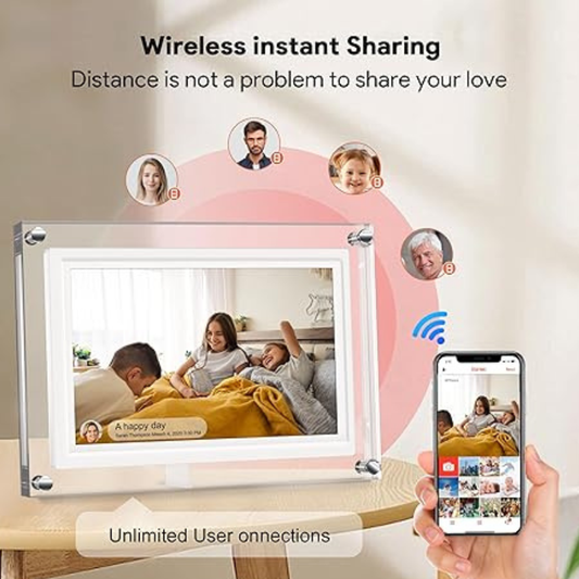 10,1 Zoll Digitaler Bilderrahmen aus Acryl