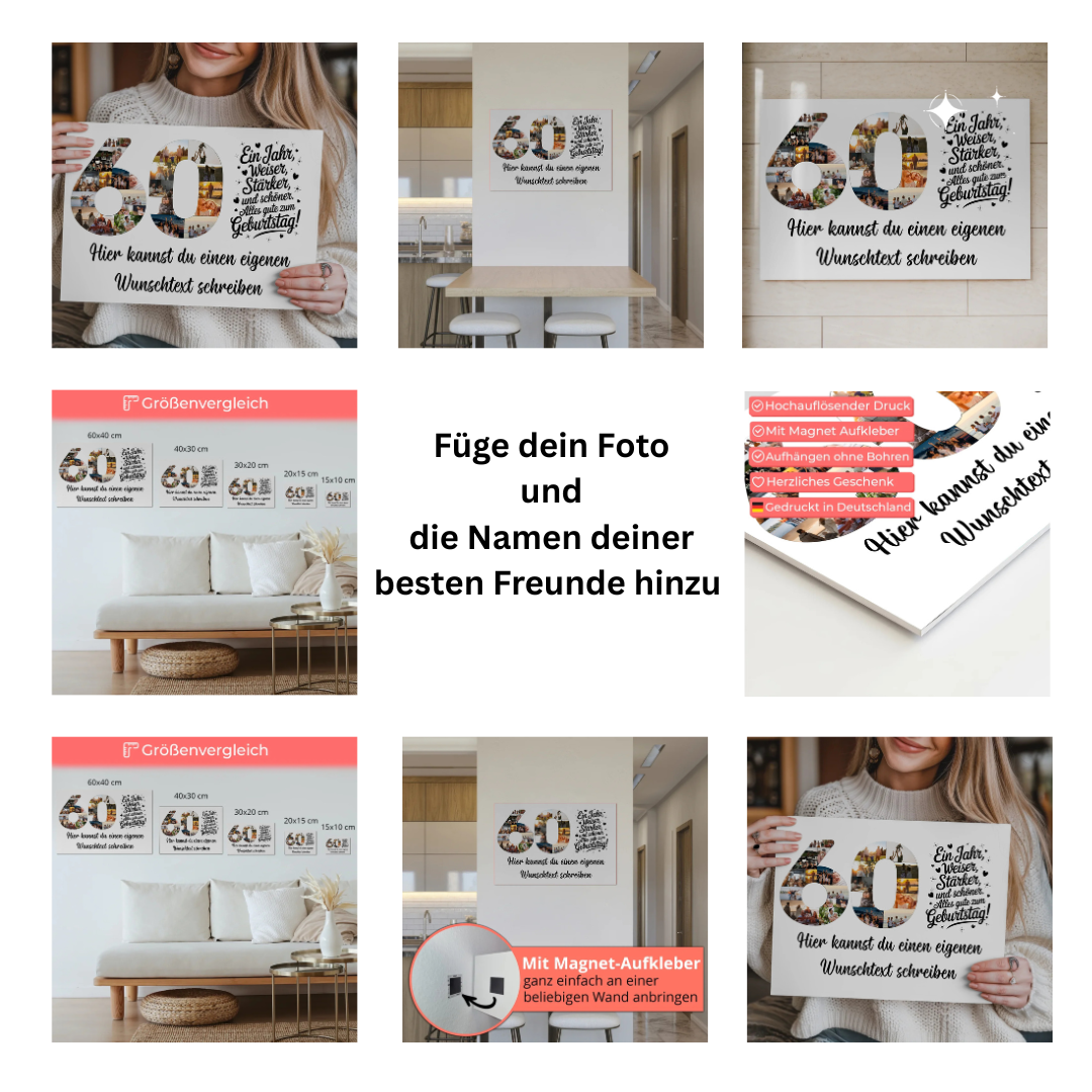 Geschenke zum 60. Geburtstag Mann oder Frau