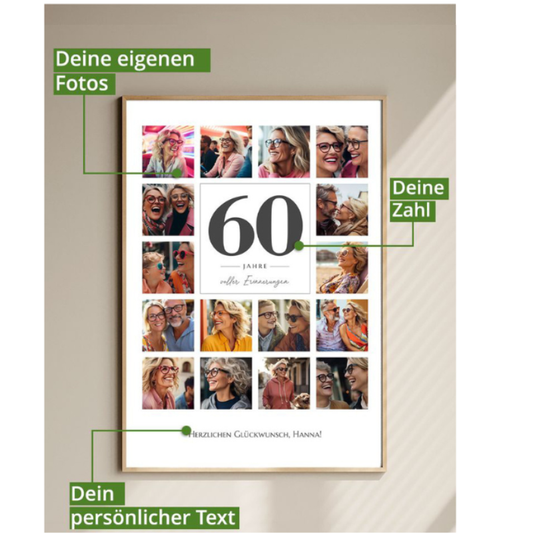 Fotogeschenk zum 60.Geburtstag