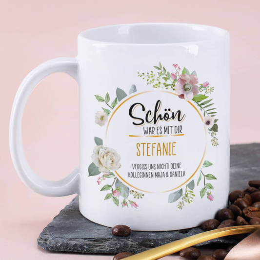 Schön-Tasse zum Abschied