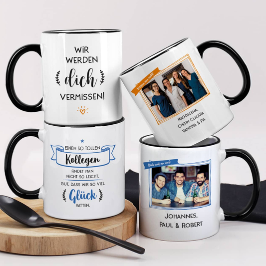 Tasse mit Foto und Text Personalisiert