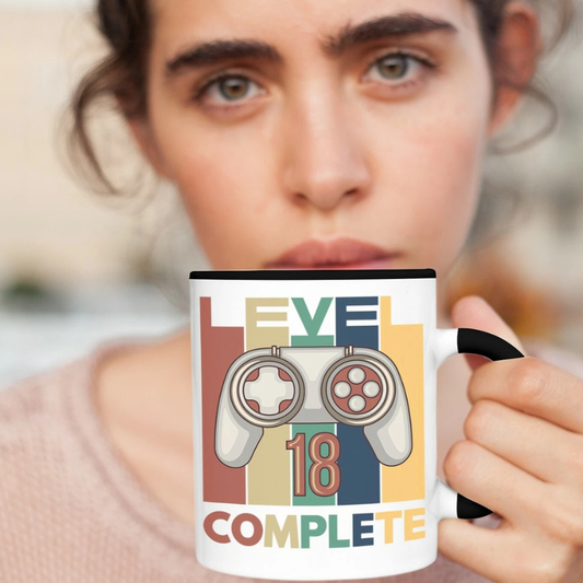 Personalisierte Tasse zum 18. Geburtstag