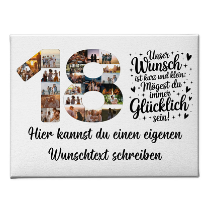 Personalisierte Poster für 18. Geburtstag