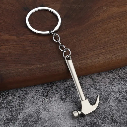 5er-Set Mini-Werkzeug-Schlüsselanhänger aus Aluminium – Street Style & Multitool-Design
