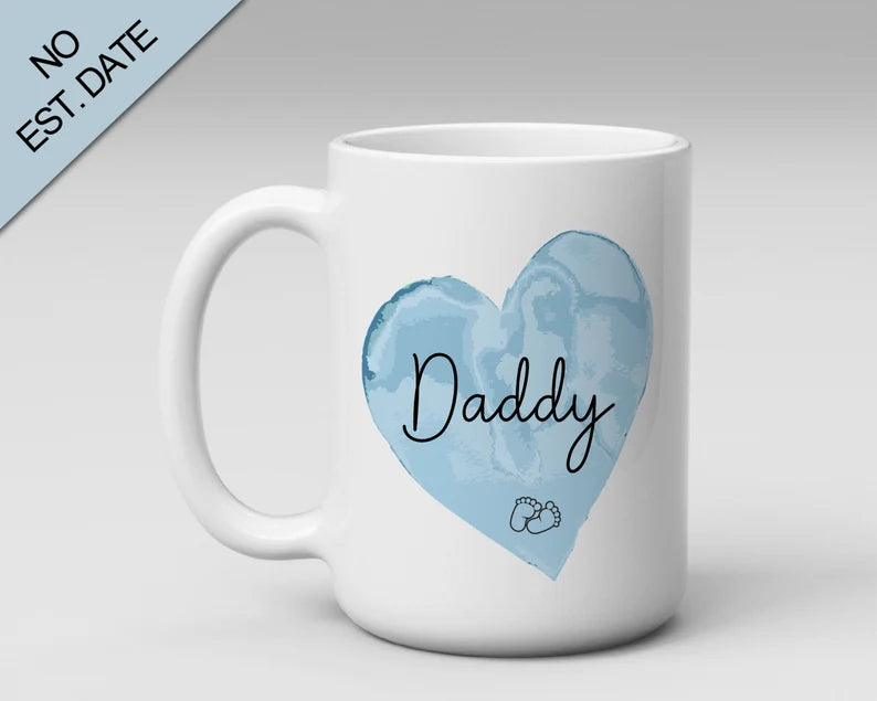 Personalisierter Kaffeebecher für Werdende Mamas, Papas, Omas oder Opas