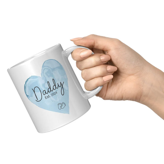 Personalisierter Kaffeebecher für Werdende Mamas, Papas, Omas oder Opas