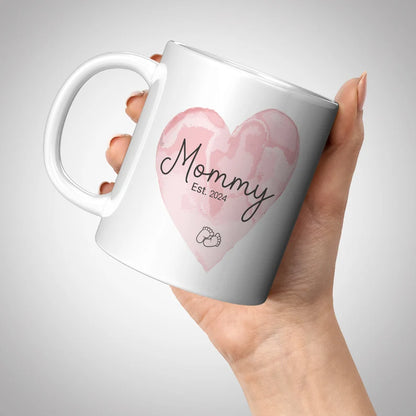 Personalisierter Kaffeebecher für Werdende Mamas, Papas, Omas oder Opas