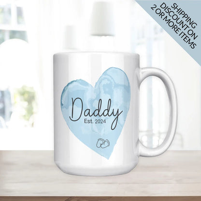 Personalisierter Kaffeebecher für Werdende Mamas, Papas, Omas oder Opas