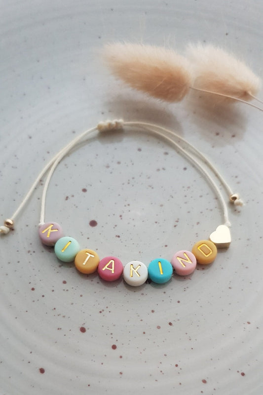 Personalisierbares Armband mit Wunschtext