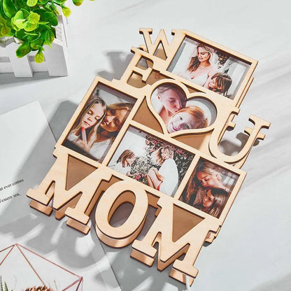 Personalisierte Foto-Collage-Nachtlampe für Mama