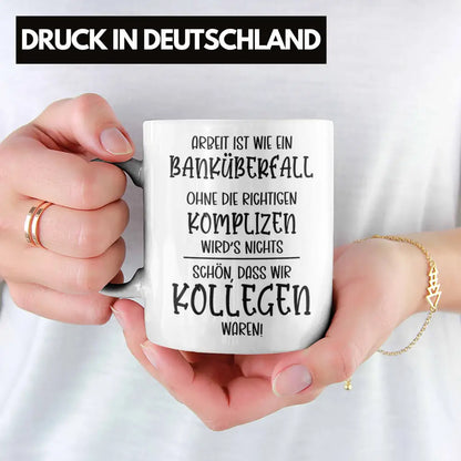 Jobwechsel Tasse Abschied für Kollegen
