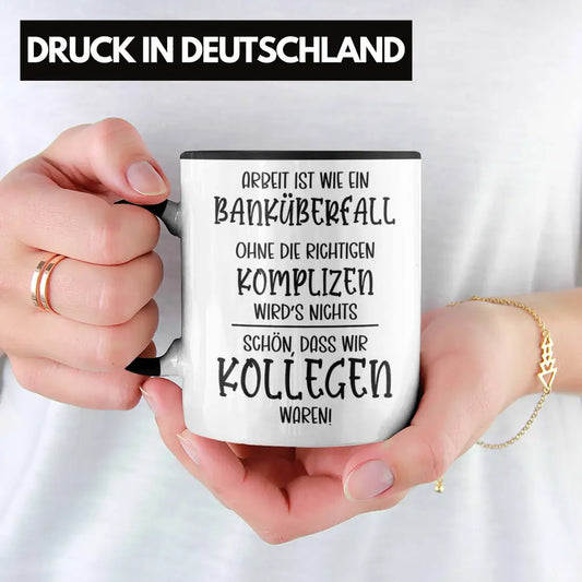 Jobwechsel Tasse Abschied für Kollegen