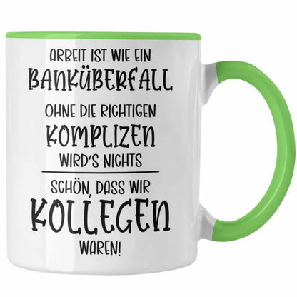 Jobwechsel Tasse Abschied für Kollegen