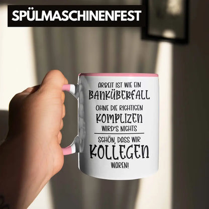 Jobwechsel Tasse Abschied für Kollegen