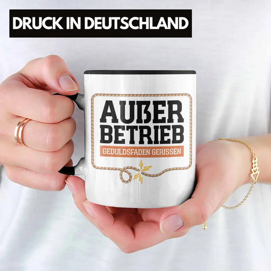 Lustige Tasse Büro Arbeit Kollegin