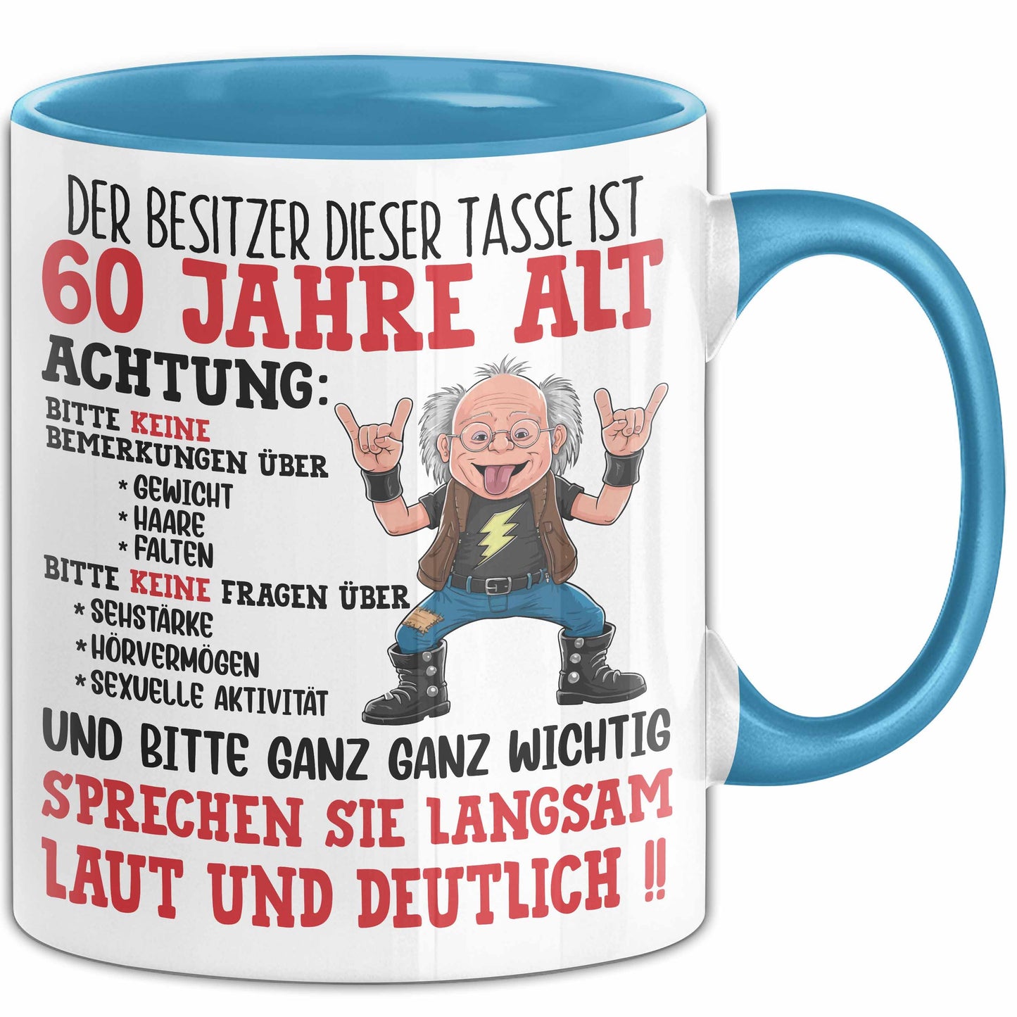 60. Geburtstag Tasse