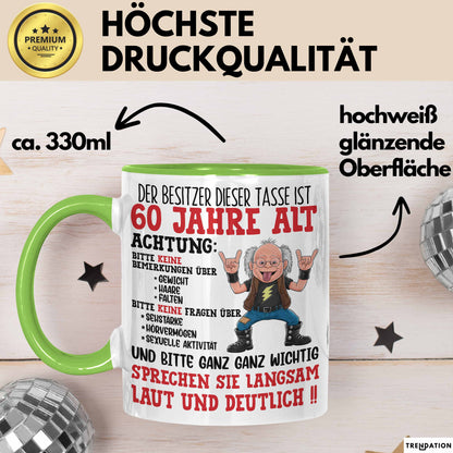 60. Geburtstag Tasse