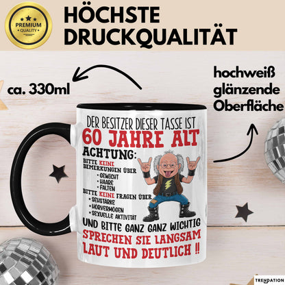 60. Geburtstag Tasse